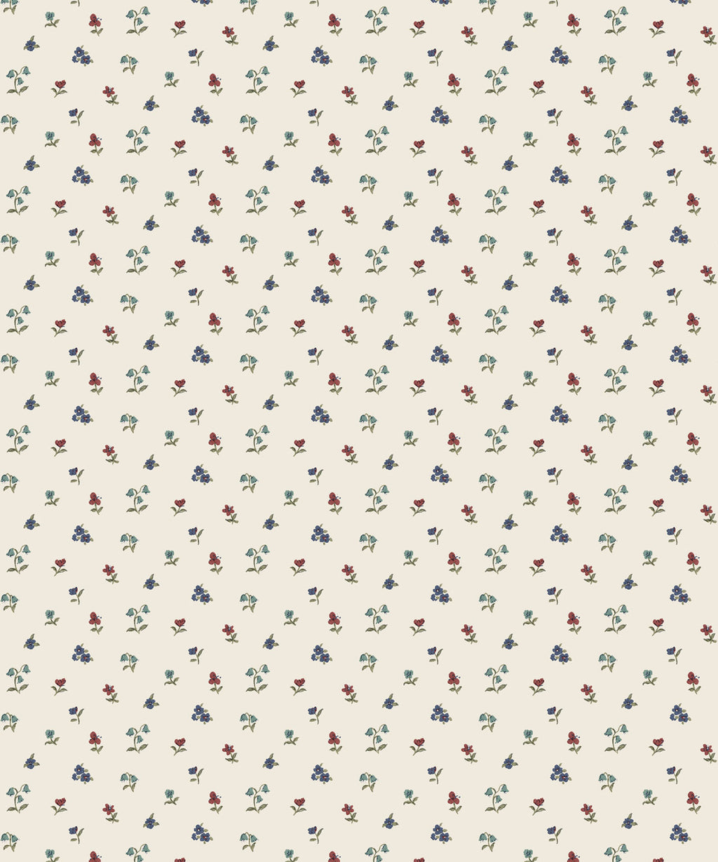 Clara Wallpaper, Indigo