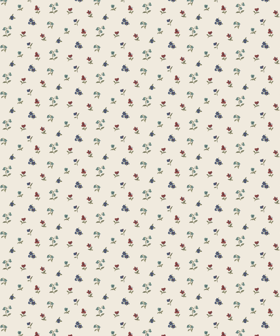 Clara Wallpaper, Indigo