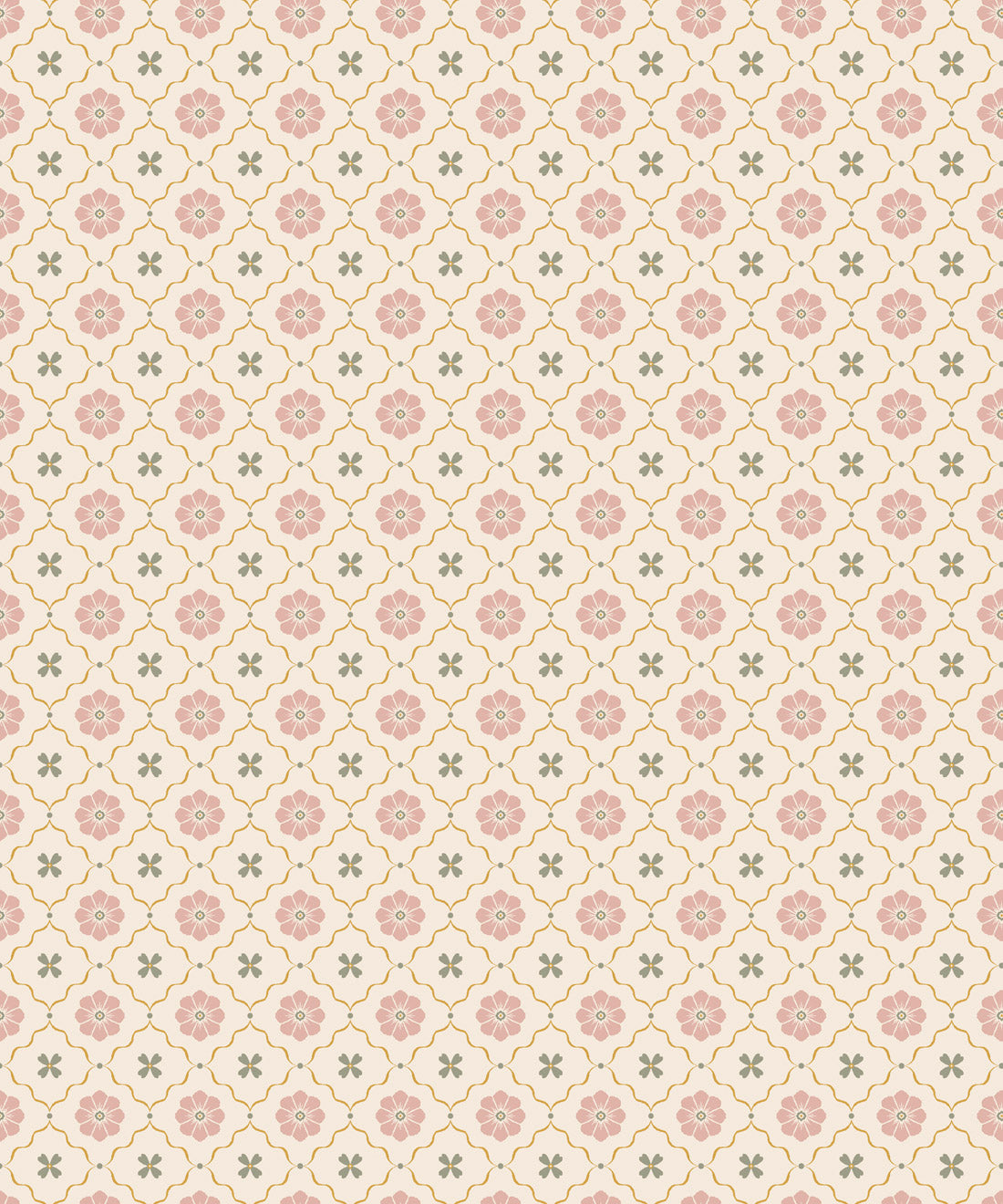 Esme Wallpaper, Blush