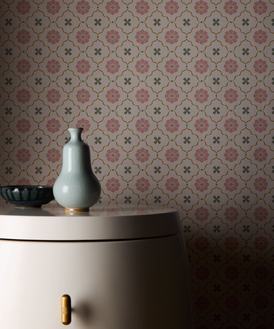 Esme Wallpaper, Blush