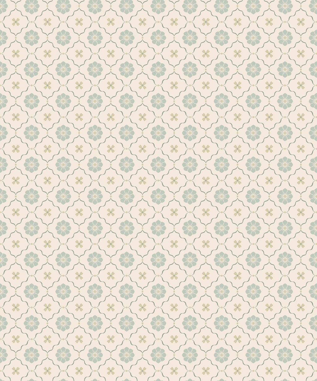 Esme Wallpaper, Duck Egg