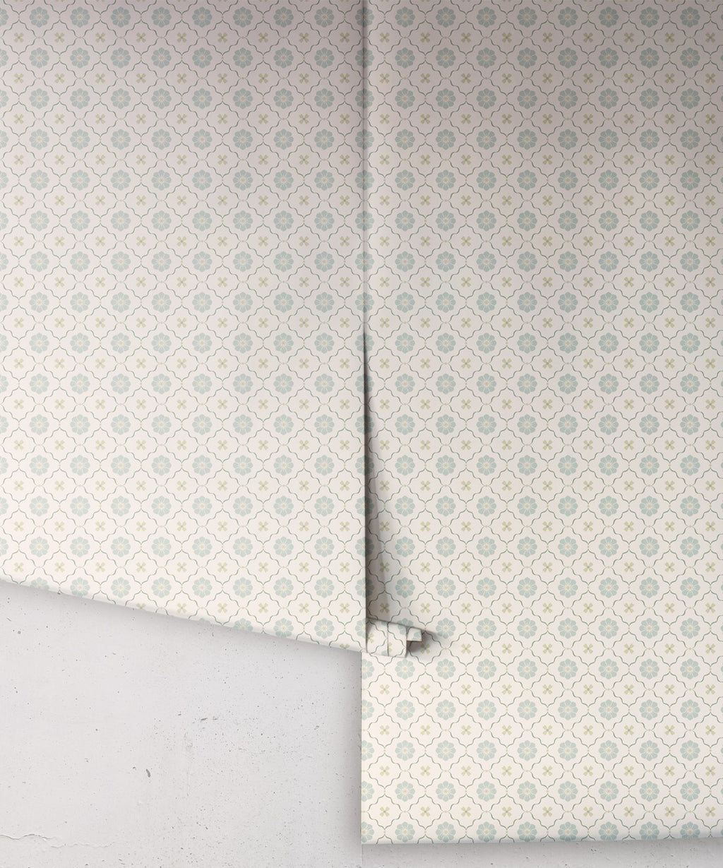 Esme Wallpaper, Duck Egg