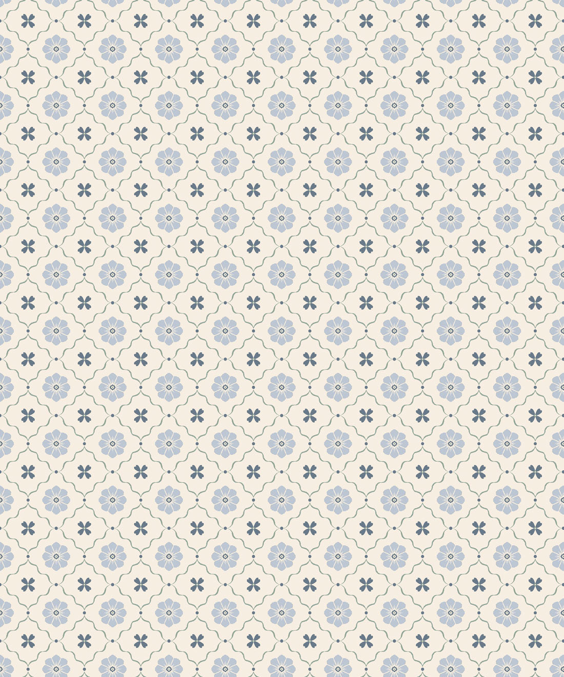Esme Wallpaper, Periwinkle