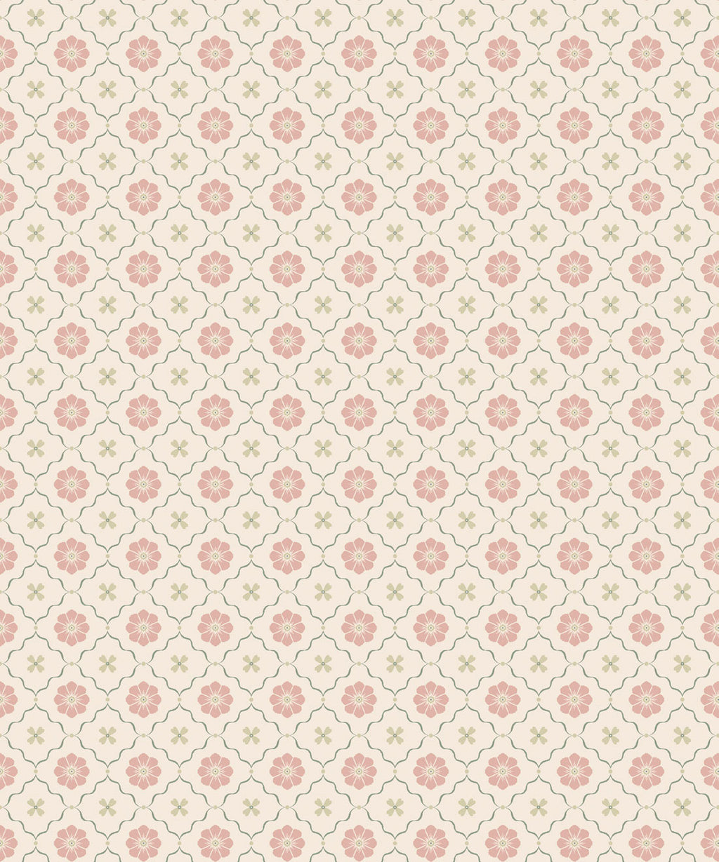 Esme Wallpaper, Sage