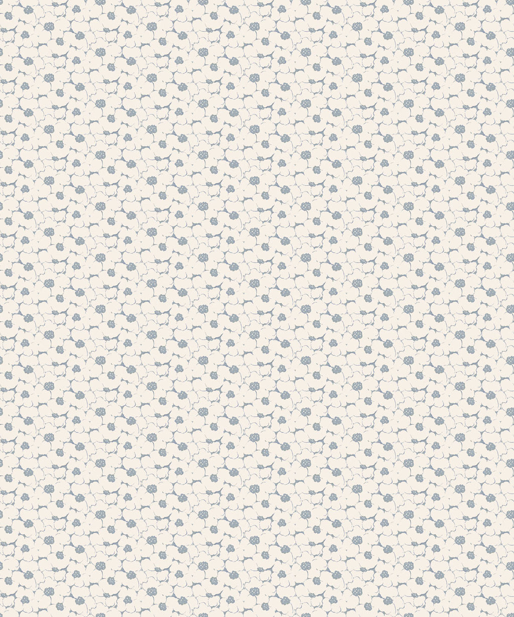 Florrie Wallpaper, Periwinkle