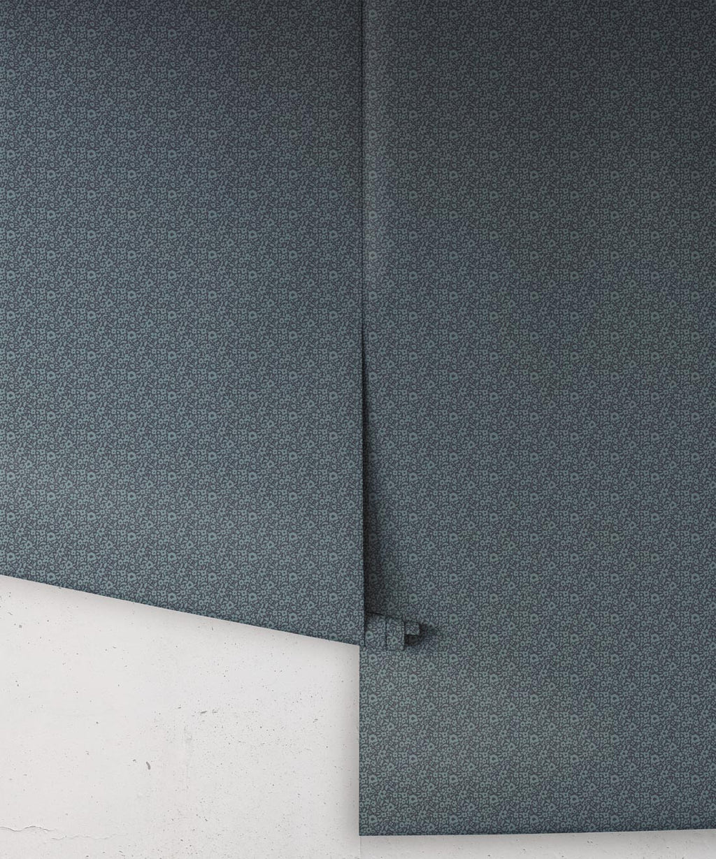 Grace Wallpaper, Indigo