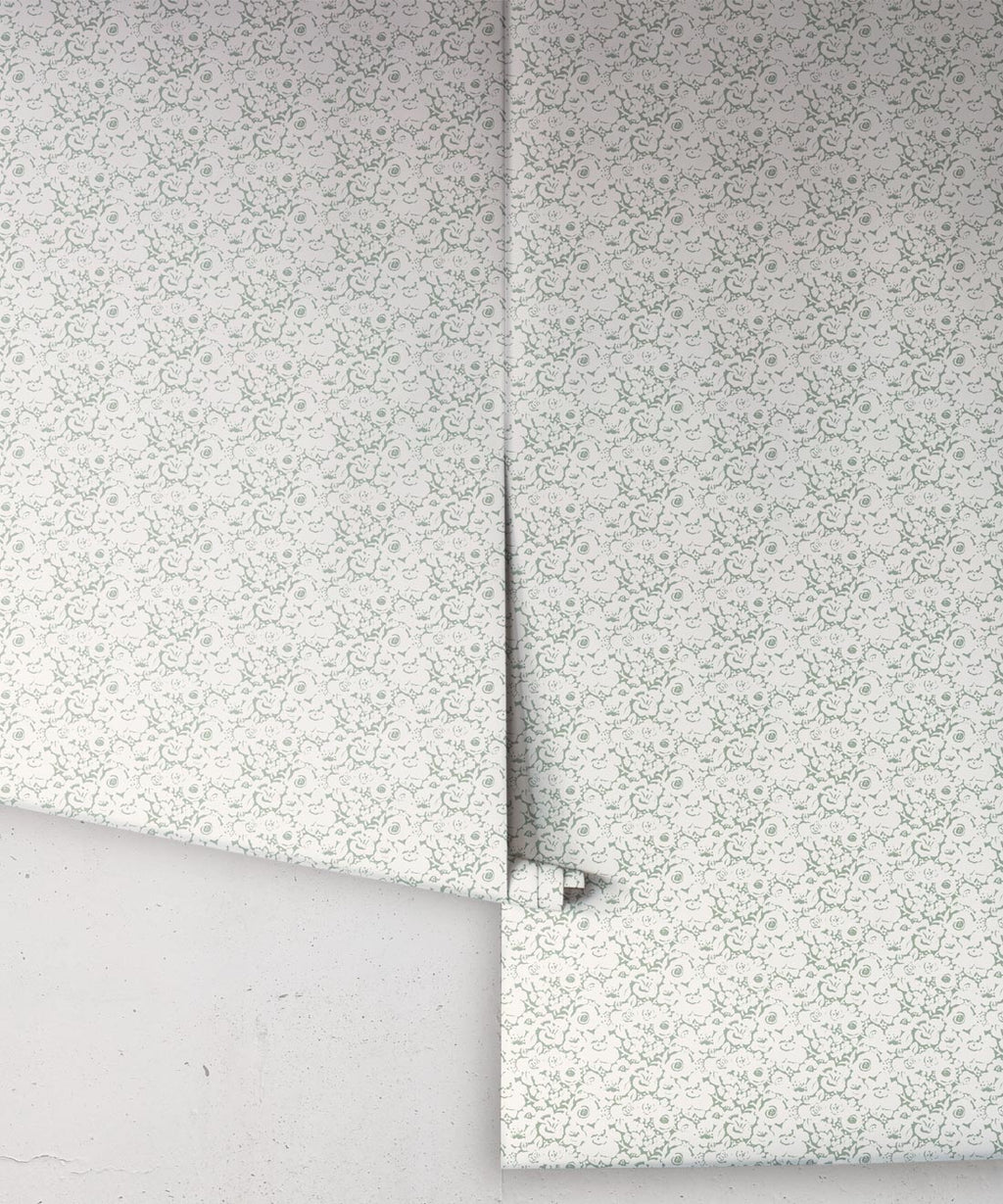 Lark Wallpaper, Duck Egg