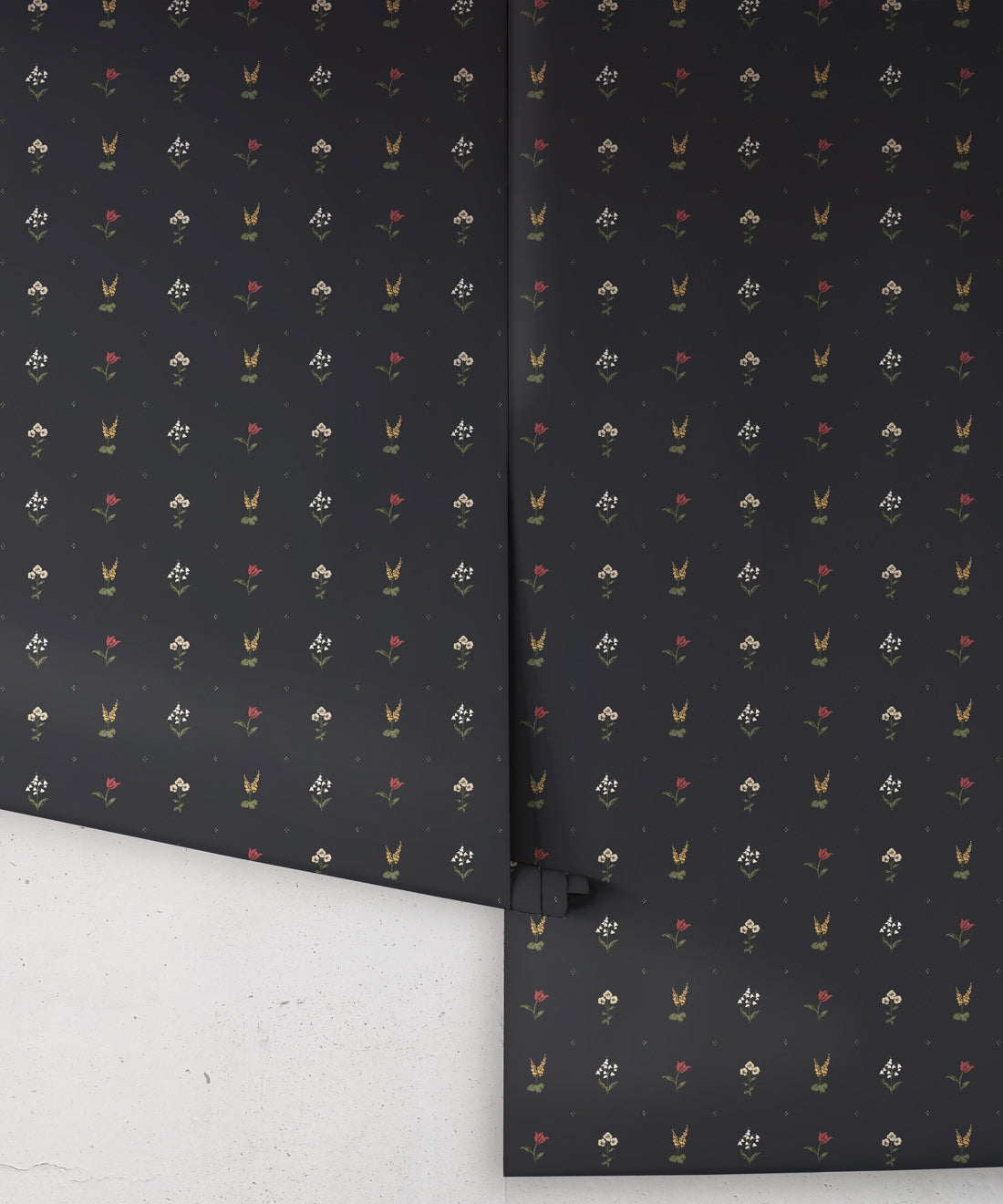 Mable Wallpaper, Indigo
