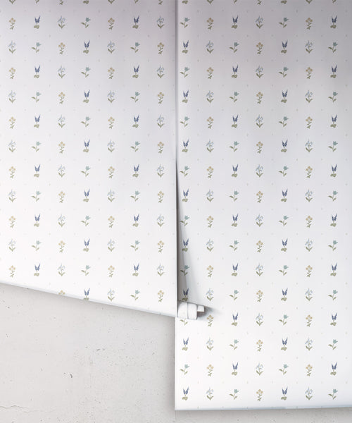 Mable Wallpaper, Periwinkle