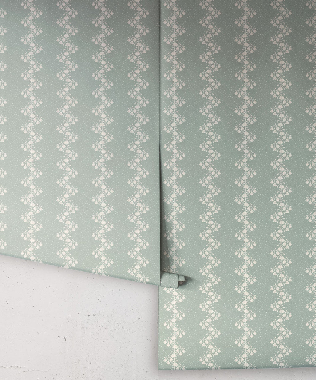 Pearl Wallpaper, Duck Egg