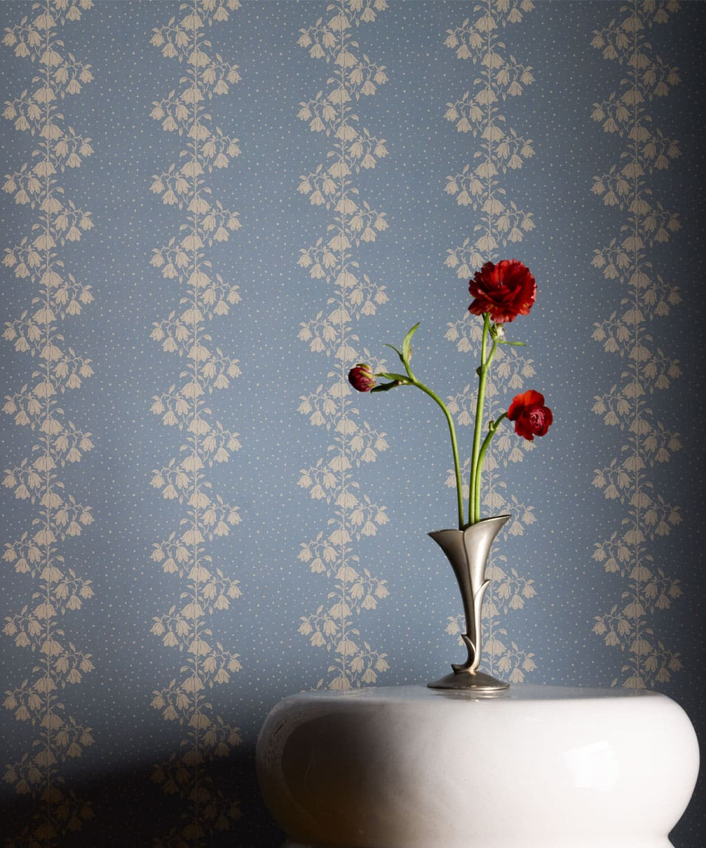 Pearl Wallpaper, Periwinkle