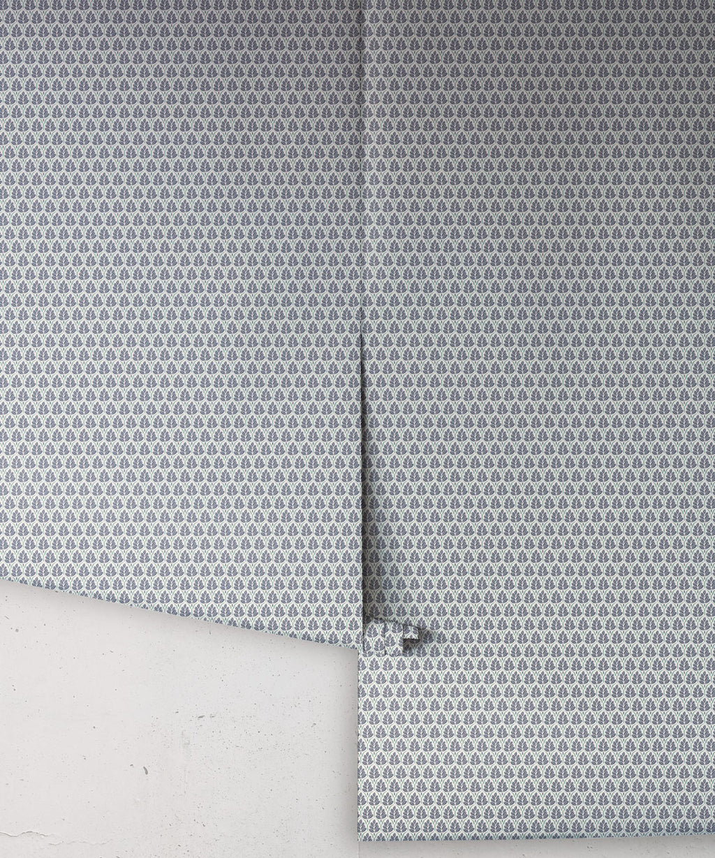 Sprig Wallpaper, Indigo