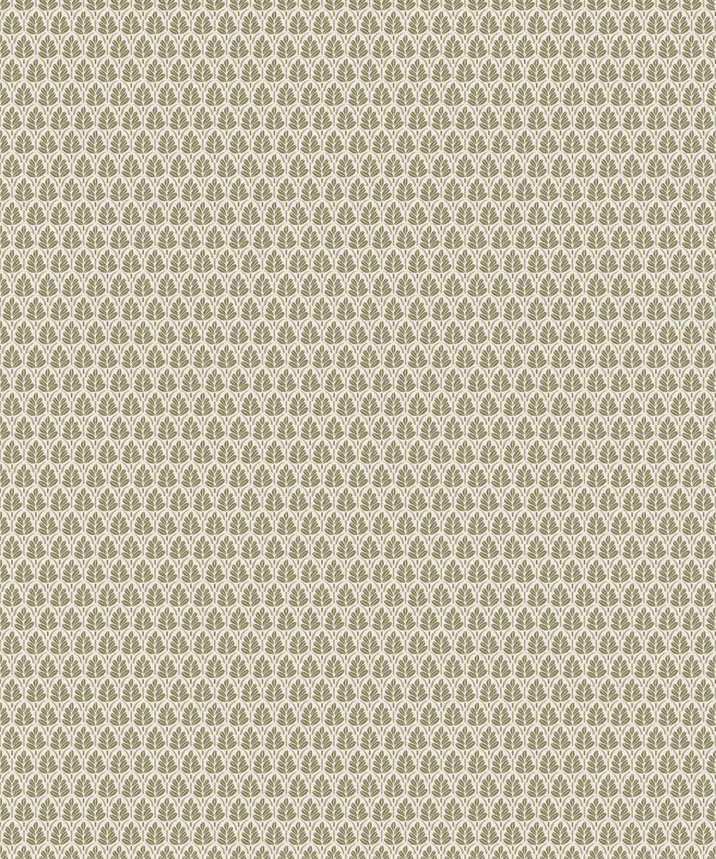 Sprig Wallpaper, Moss