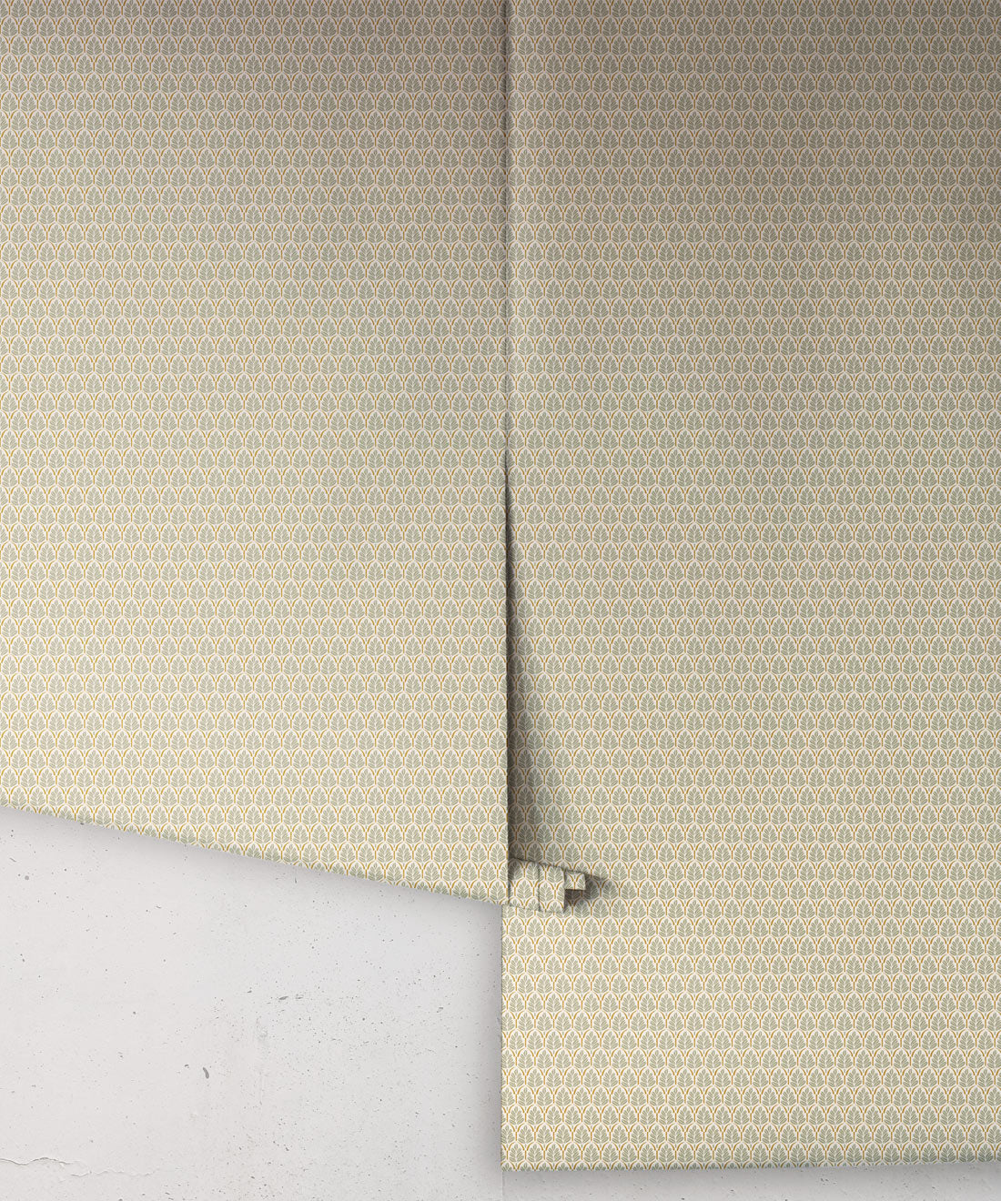 Sprig Wallpaper, Ochre