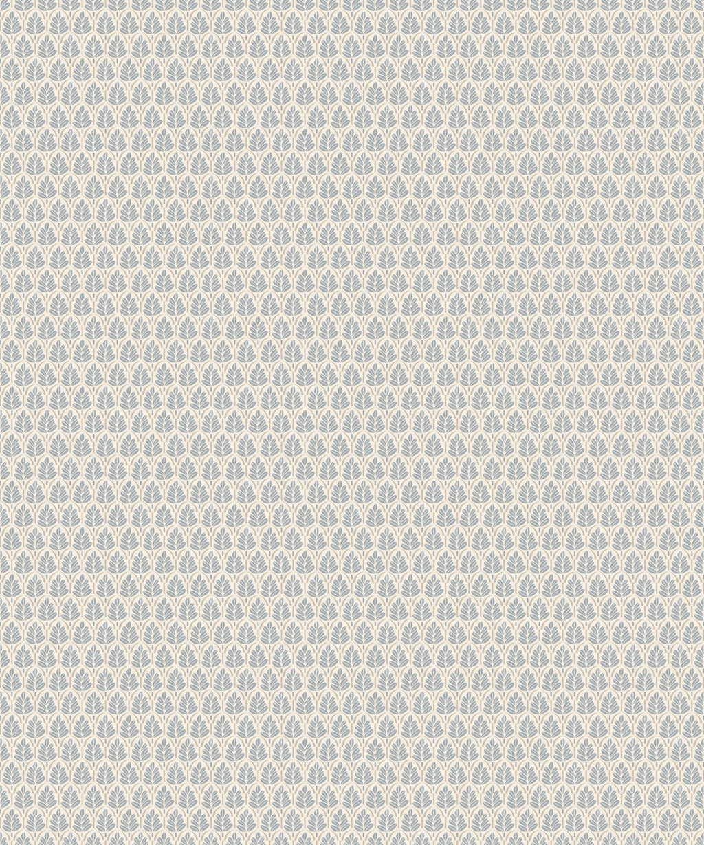 Sprig Wallpaper, Periwinkle