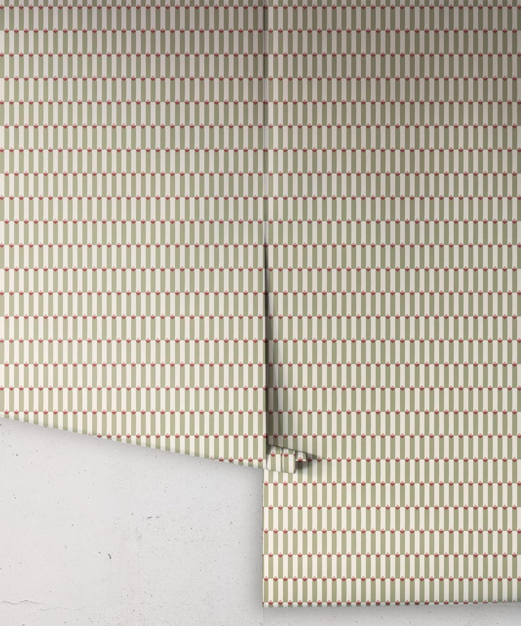Axis Wallpaper, Sage