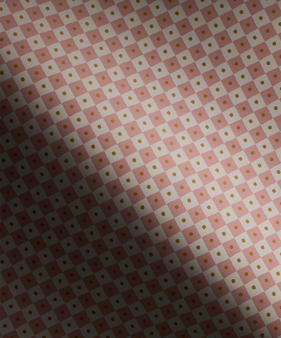 Checkerboard Wallpaper, Blush