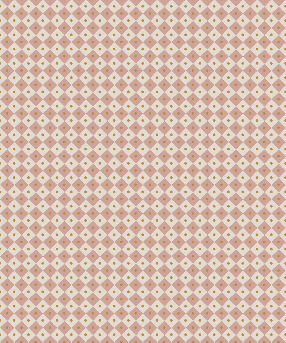 Checkerboard Wallpaper, Blush