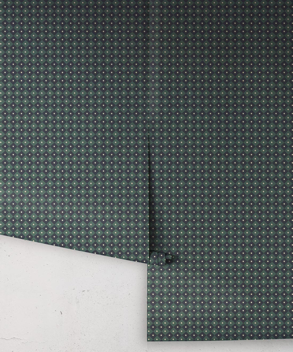 Checkerboard Wallpaper, Indigo
