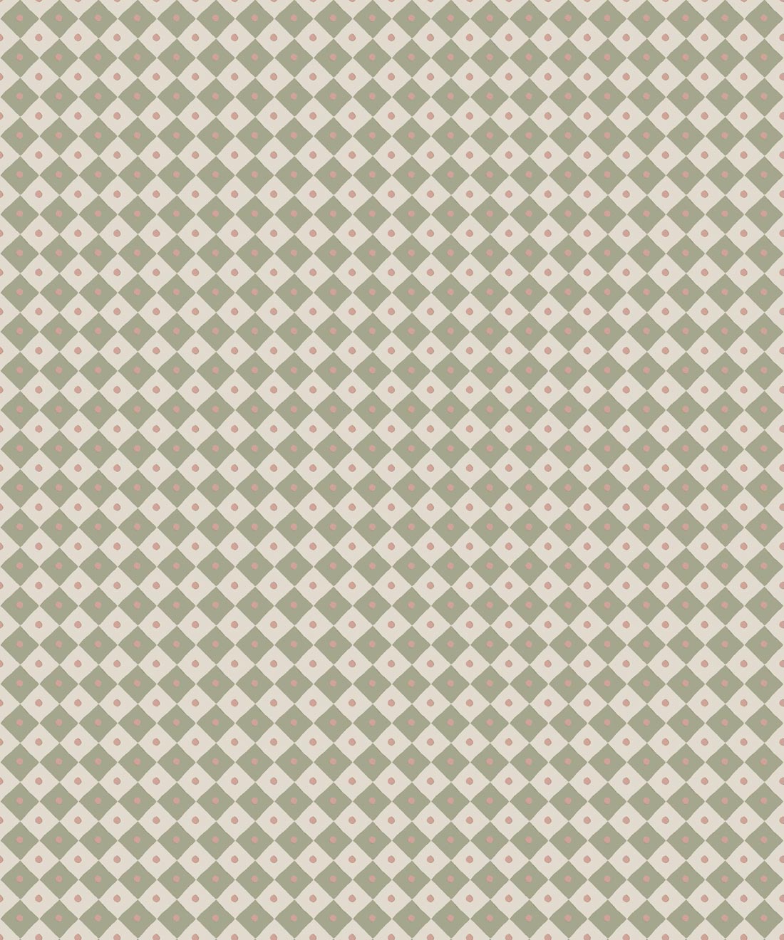 Checkerboard Wallpaper, Sage