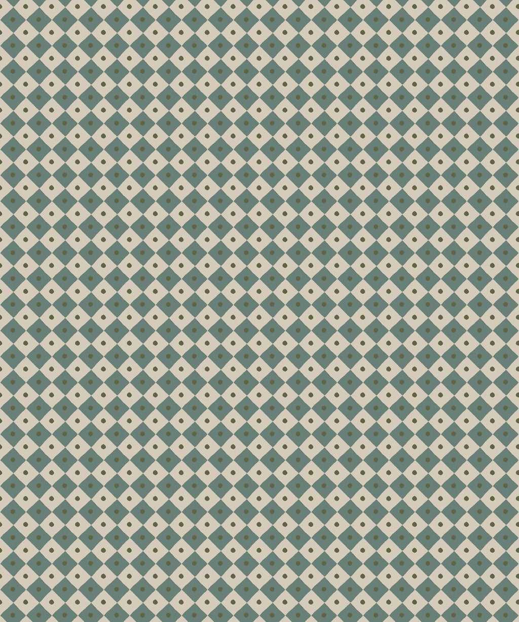 Checkerboard Wallpaper, Teal