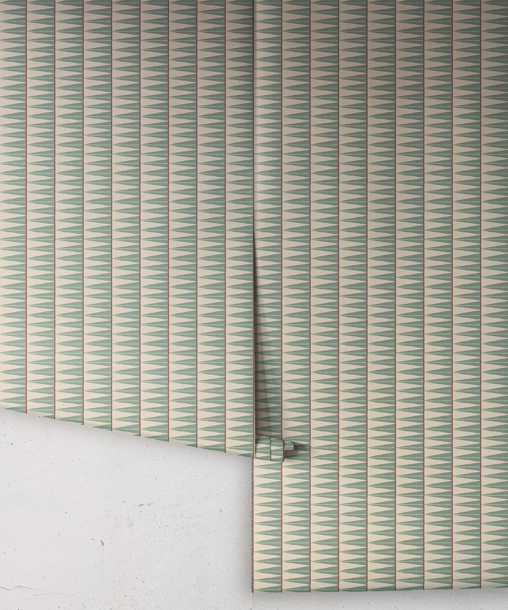 Flag Wallpaper, Teal