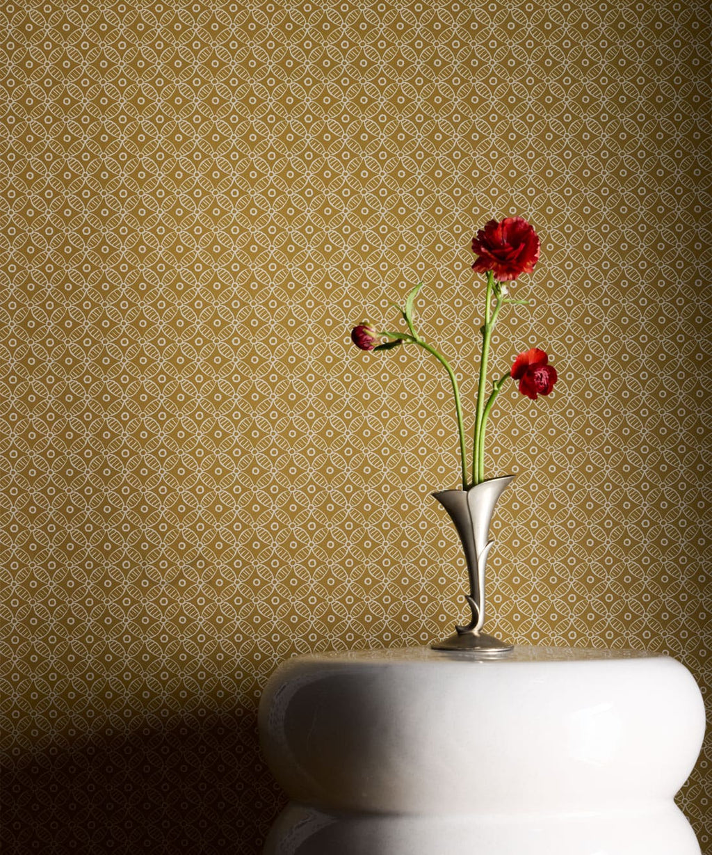 Frond Wallpaper, Gold