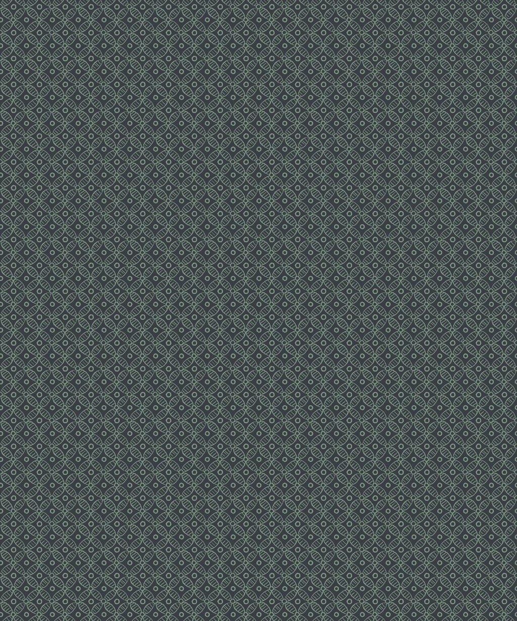 Frond Wallpaper, Indigo