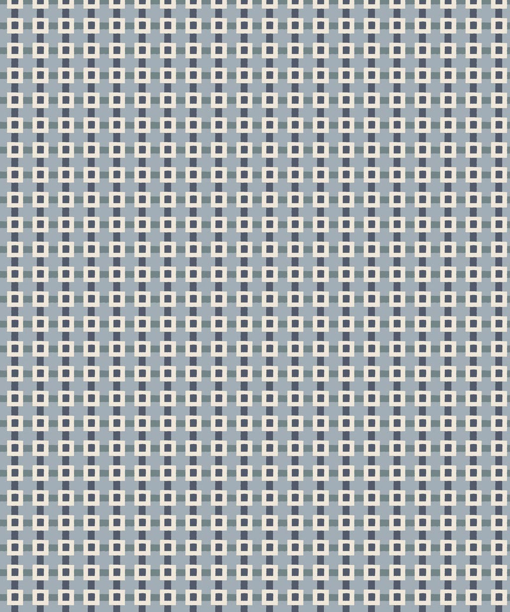 Knot Wallpaper, Cornflower