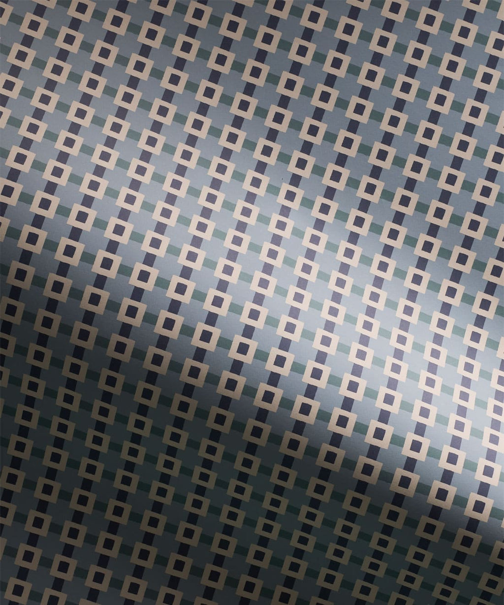 Knot Wallpaper, Cornflower