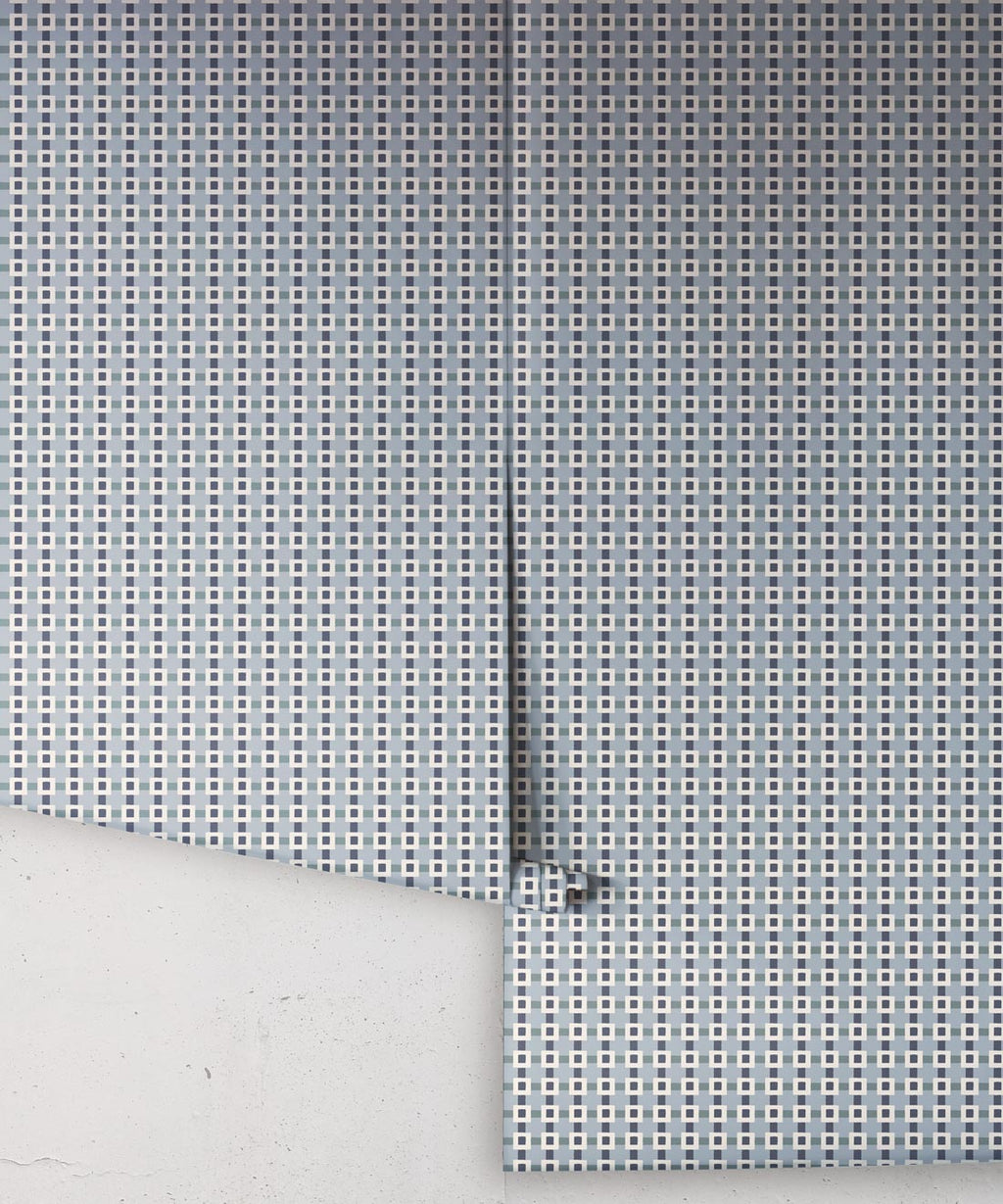 Knot Wallpaper, Cornflower