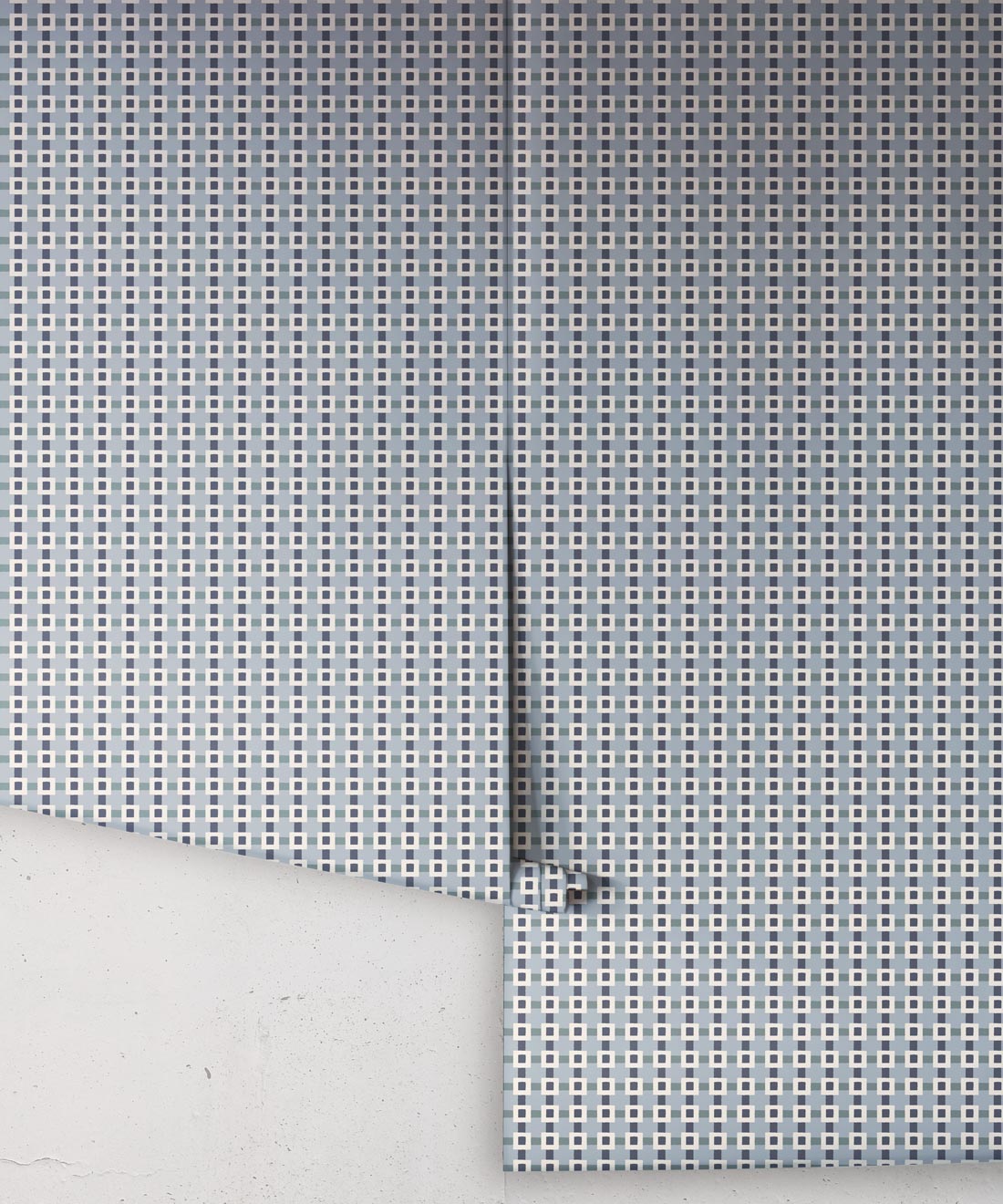 Knot Wallpaper, Cornflower