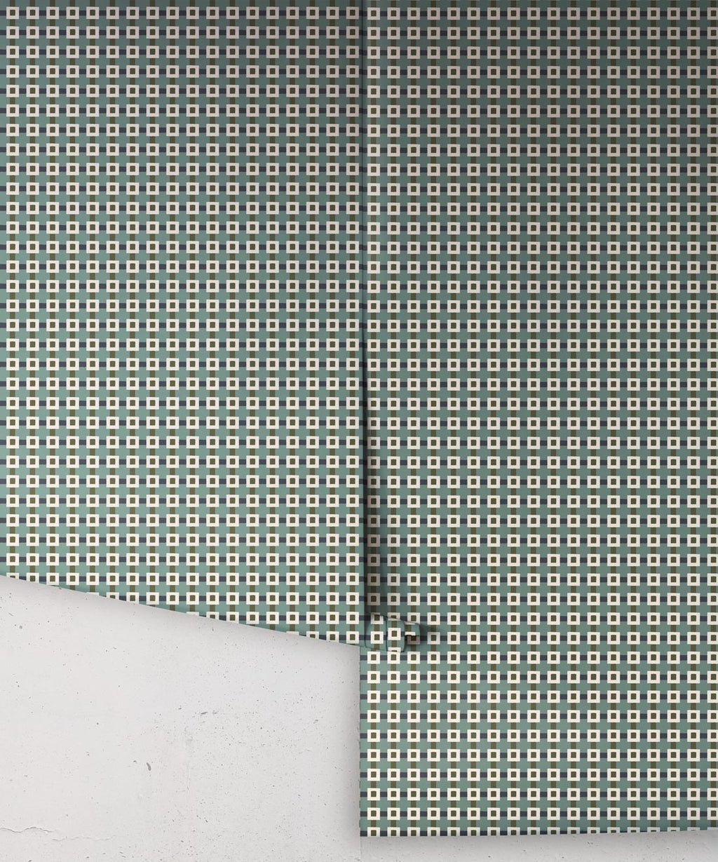 Knot Wallpaper, Teal