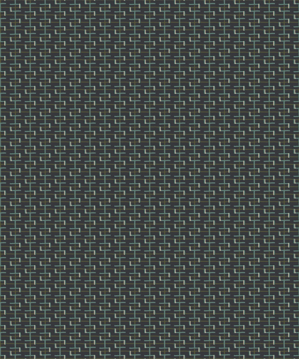 Orbit Wallpaper, Indigo