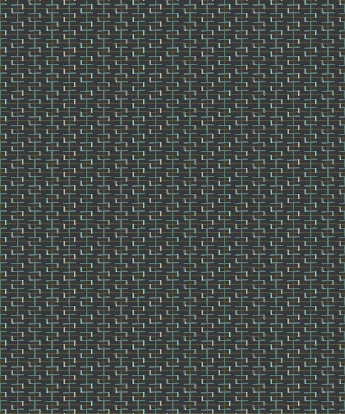 Orbit Wallpaper, Indigo