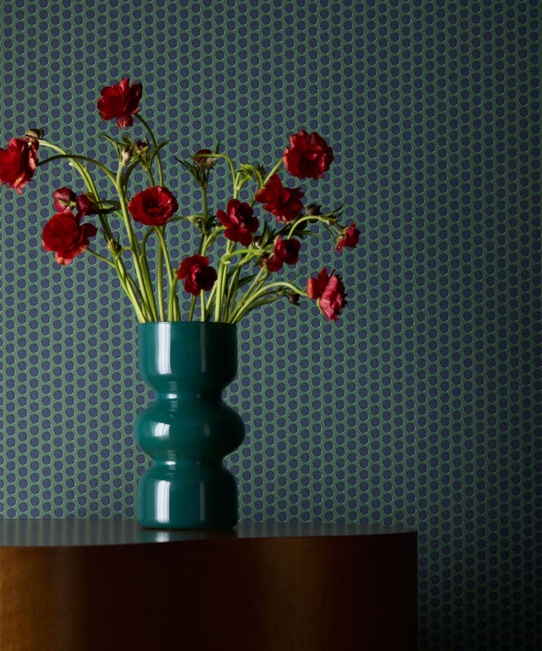 Spot Wallpaper, Indigo