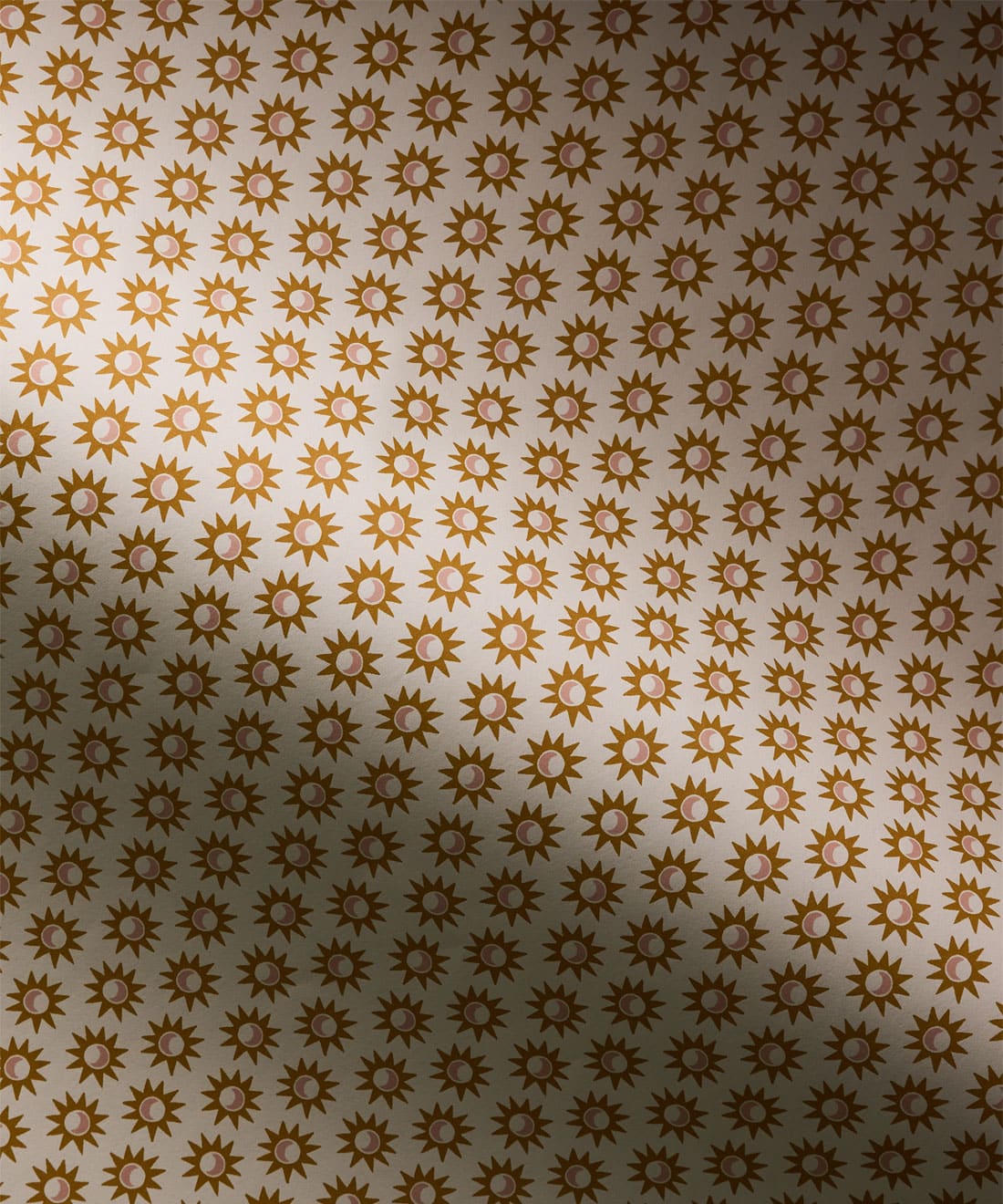 Sunburst Wallpaper, Golden