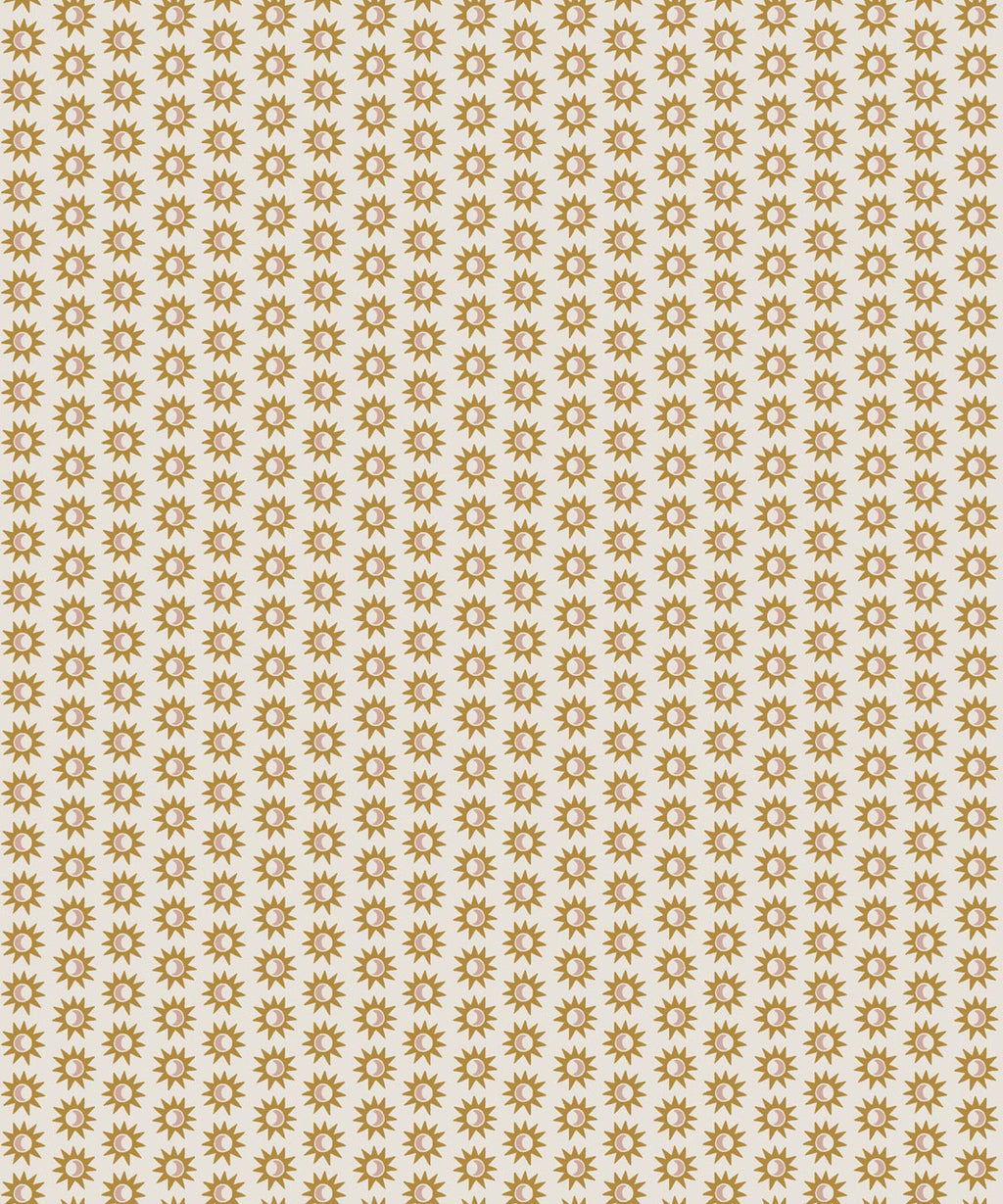 Sunburst Wallpaper, Golden