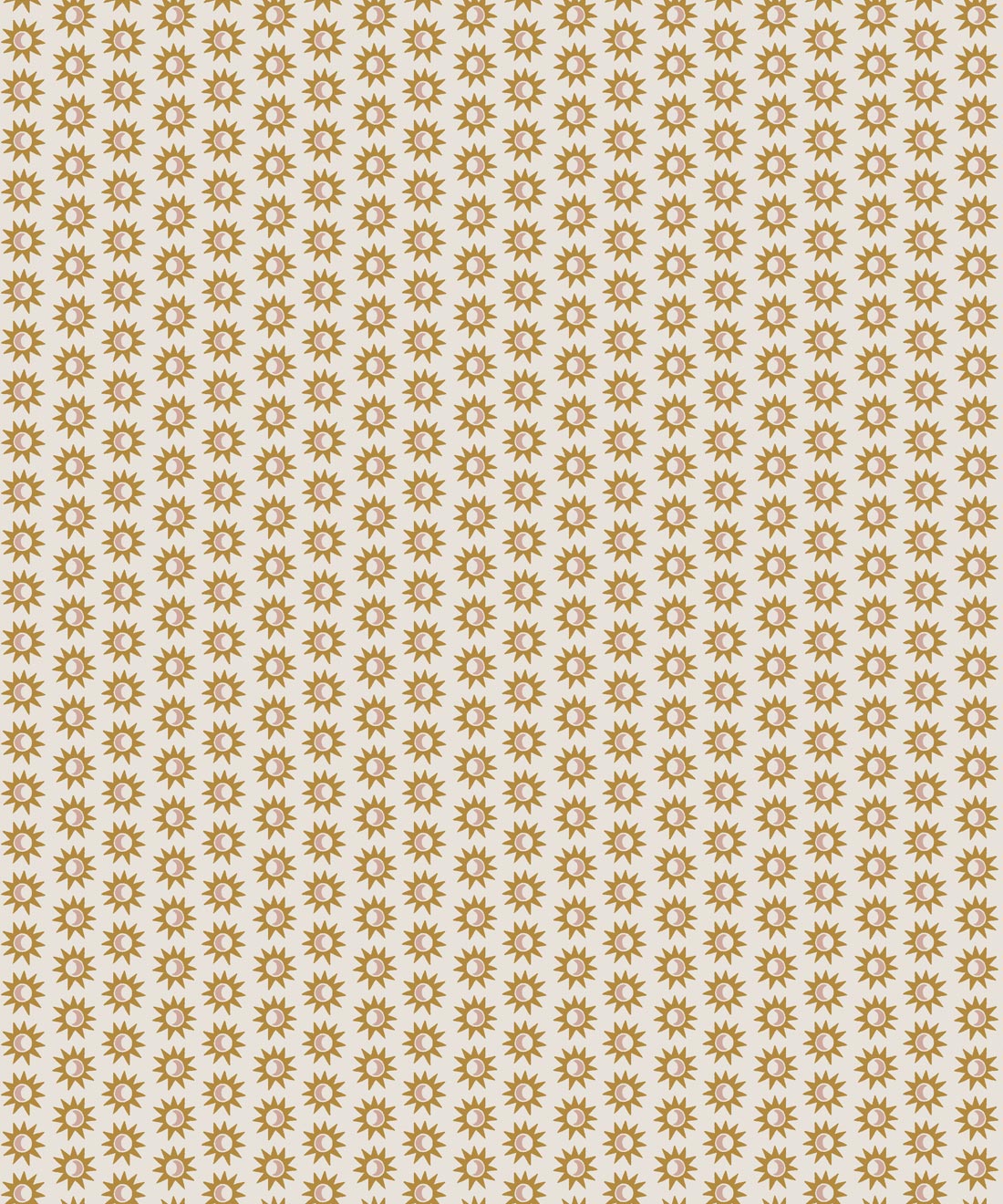 Sunburst Wallpaper, Golden