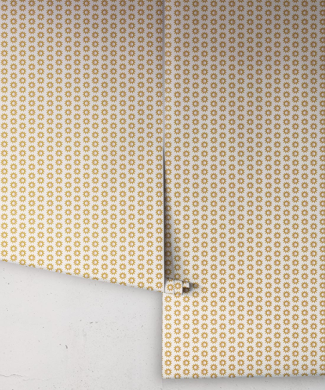 Sunburst Wallpaper, Golden
