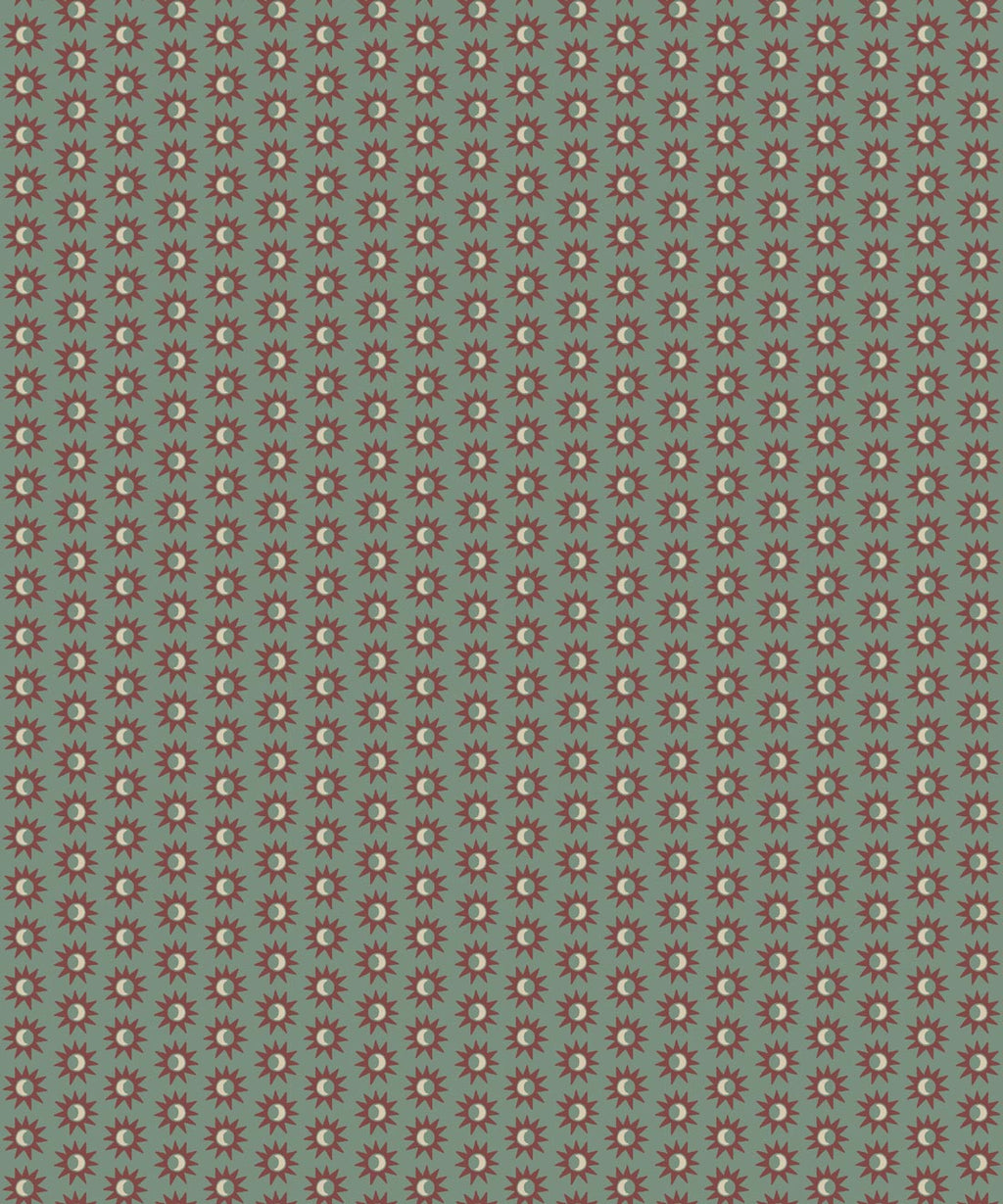 Sunburst Wallpaper, Retro