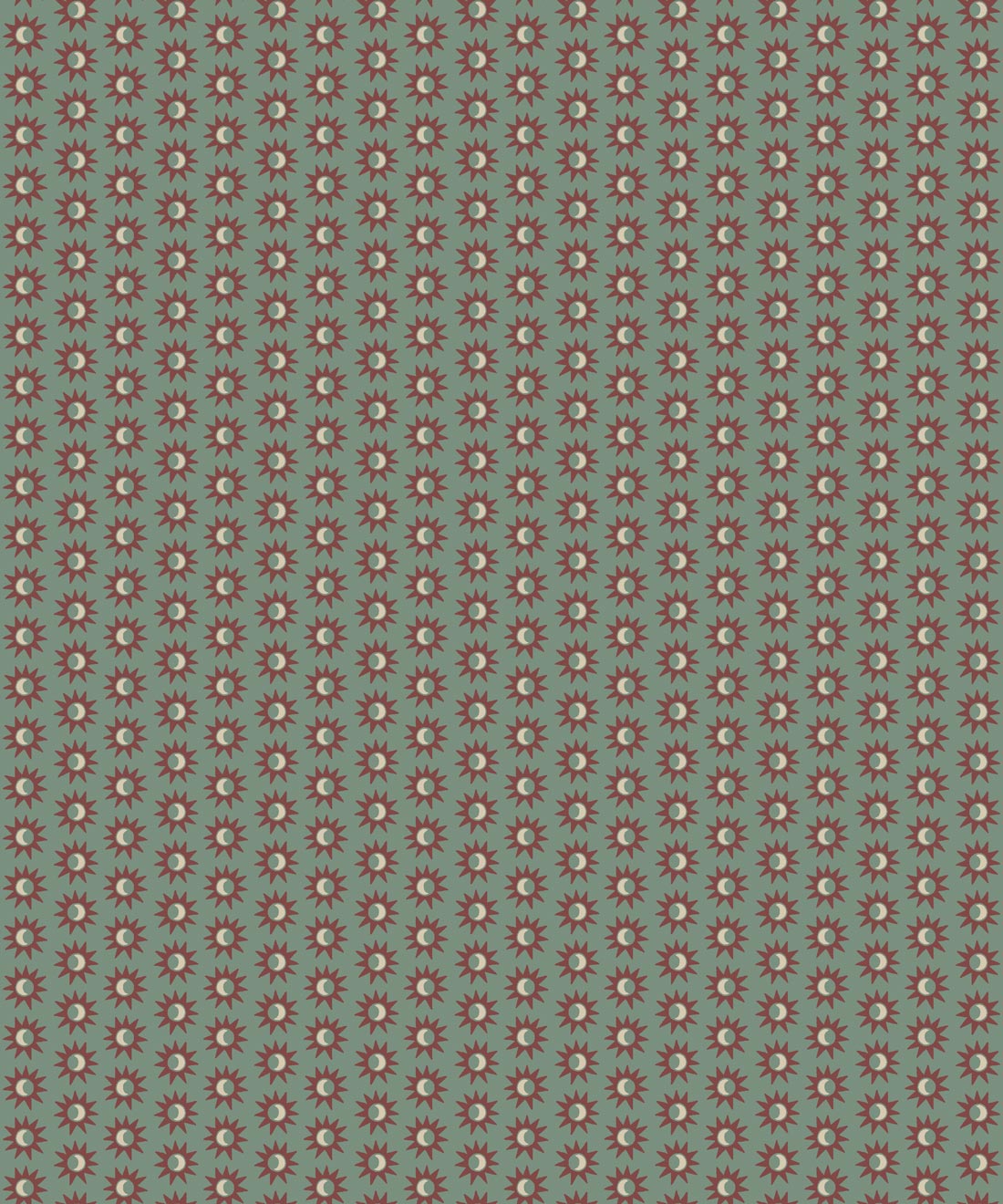 Sunburst Wallpaper, Retro