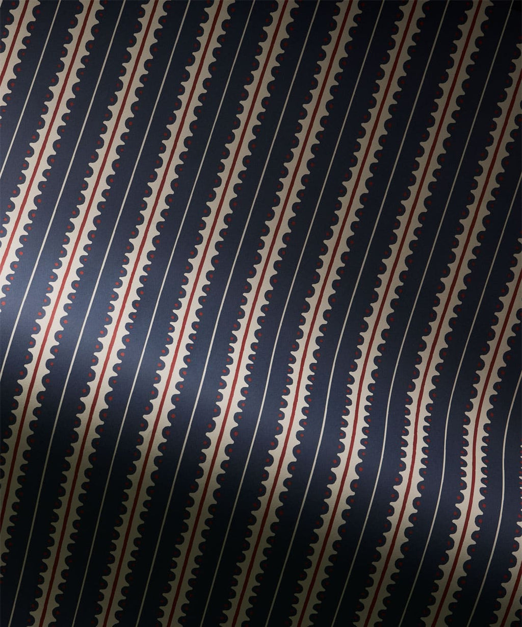 Big Top Wallpaper, Navy