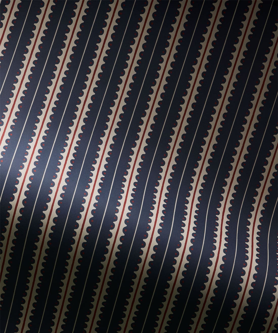 Big Top Wallpaper, Navy