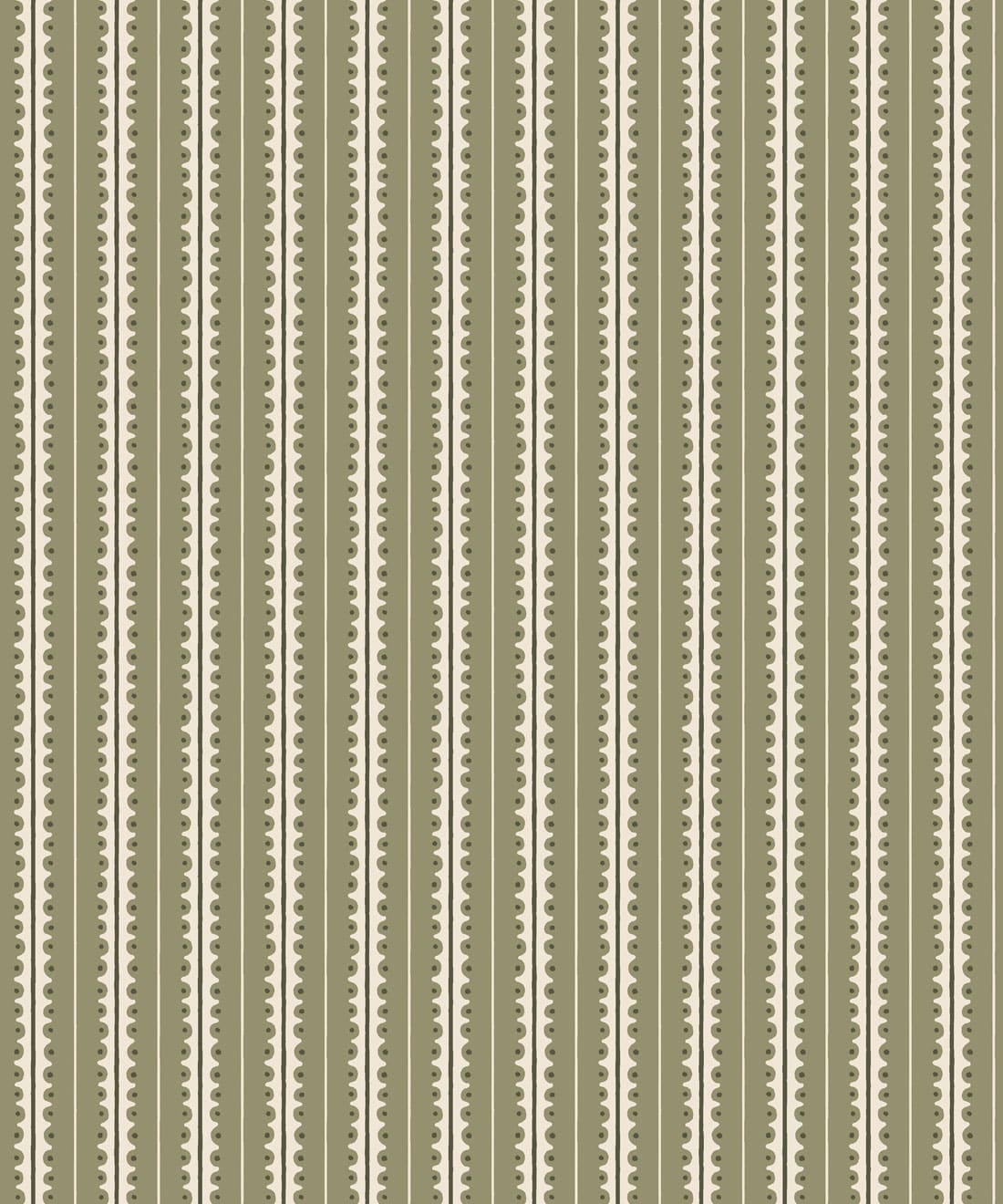 Big Top Wallpaper, Olive