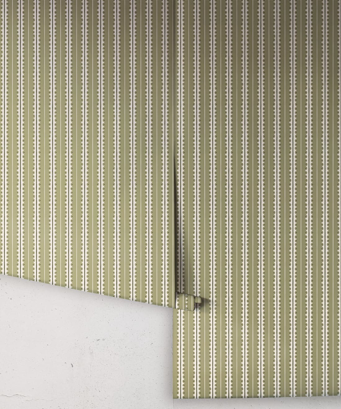Big Top Wallpaper, Olive