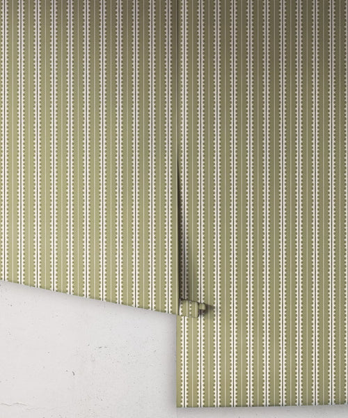 Big Top Wallpaper, Olive