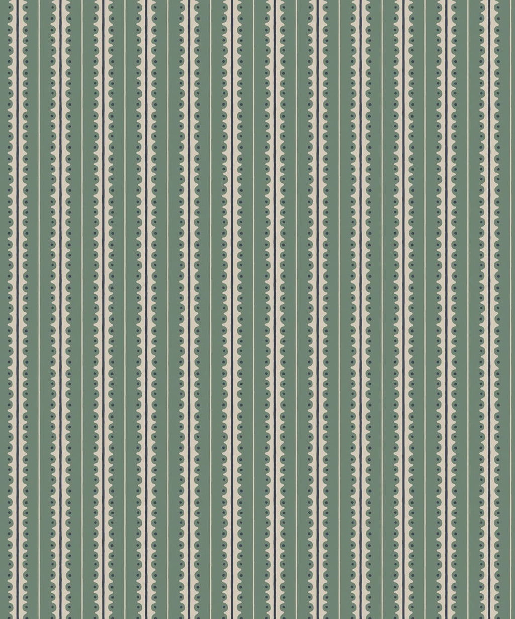 Big Top Wallpaper, Teal