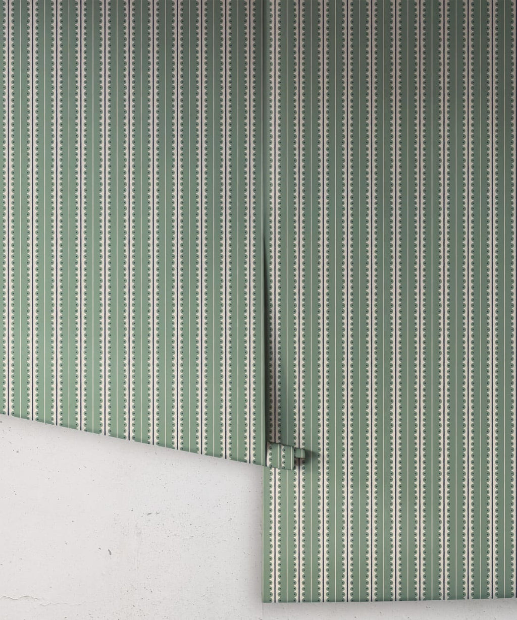 Big Top Wallpaper, Teal
