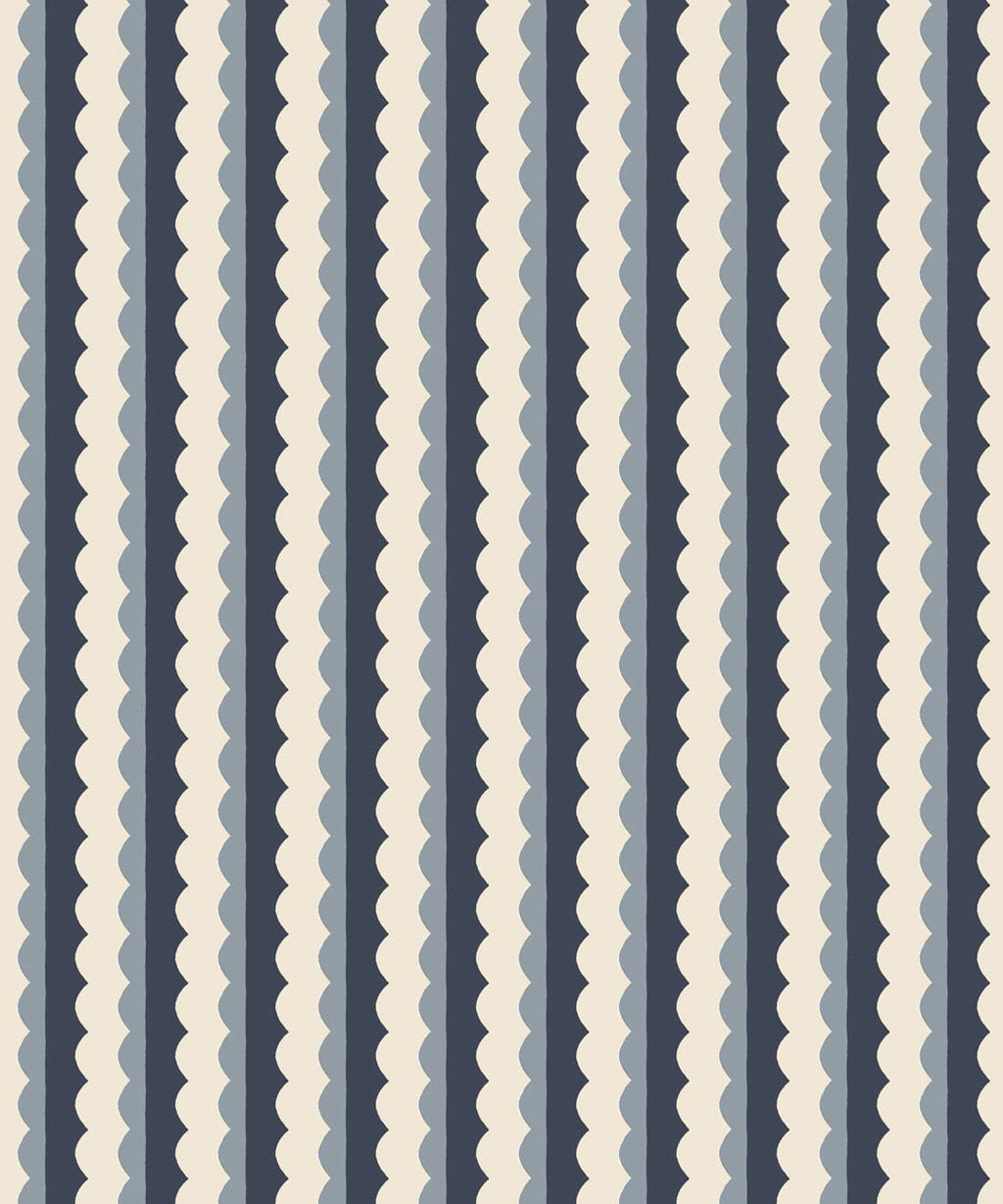Otto Wallpaper, Indigo